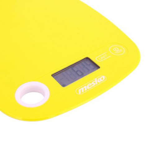 Mesko | Kitchen scale | MS 3159y | Maximum weight (capacity) 5 kg | Graduation 1 g | Display type LCD | Yellow - 2